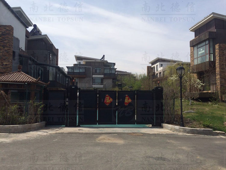 吉林长春私人别墅悬折门