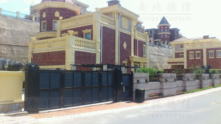 吉林市私人别墅悬折门