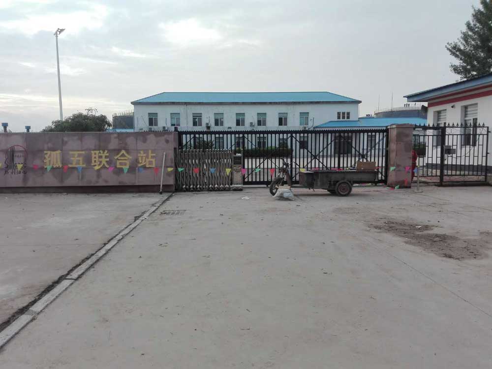 山东省东营市河口区孤岛镇朝阳六区孤五联合站安宝TX电动平移门