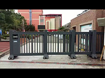 吴江市实验小学安全伸缩平移门案例