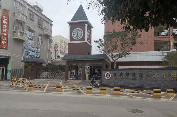 南北德信雄鹰无轨伸缩门入驻东莞市清溪大立学校