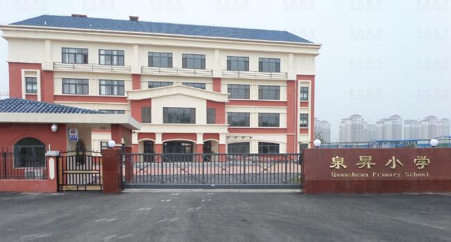 南北德信骏宝838-LX-D悬浮门应用于天津泉昇小学的主要出入口